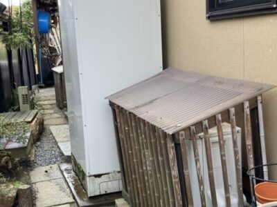 【施工例】エコキュート⇒ガスふろ給湯器の取替工事